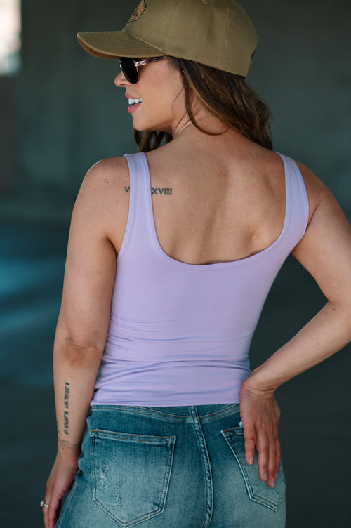 Basic Double Lined Jersey Tank