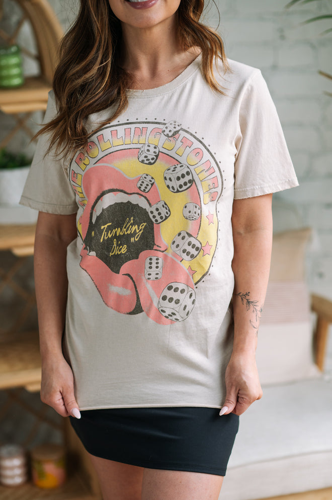 Rolling Stones Tumbling Dice Graphic Tee