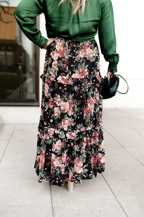 Mazey Floral Maxi Skirt