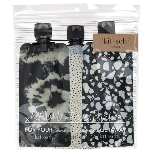 Refillable Tarbel Pouch’s- 3pc Set