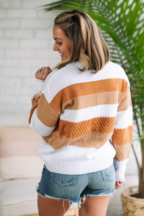 Chestnut Colorblock Sweater