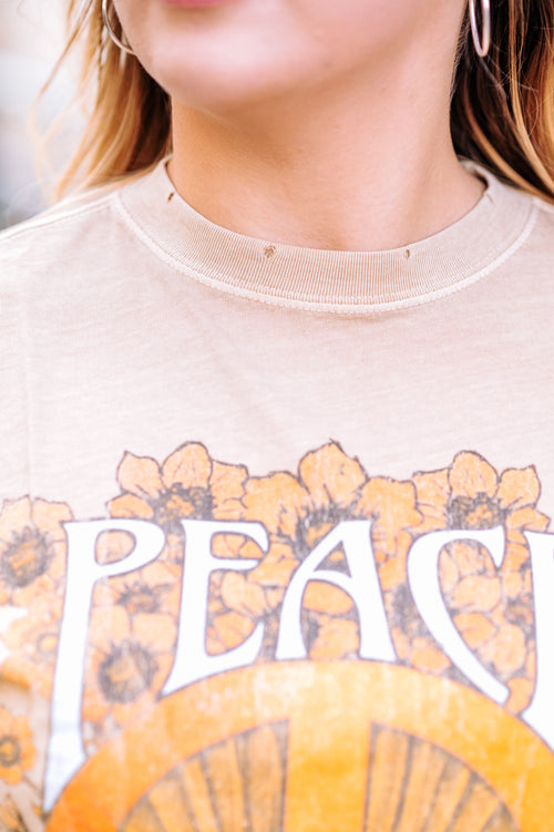 Peace and Love Graphic Tee