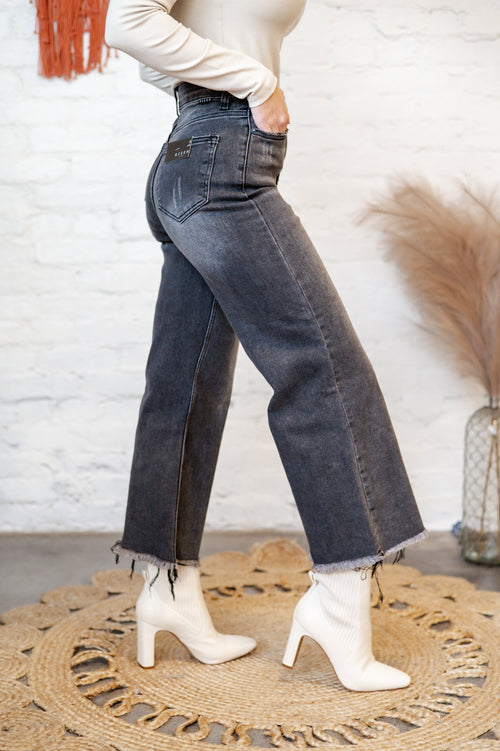 Tommy High Rise Wide Crop Jean