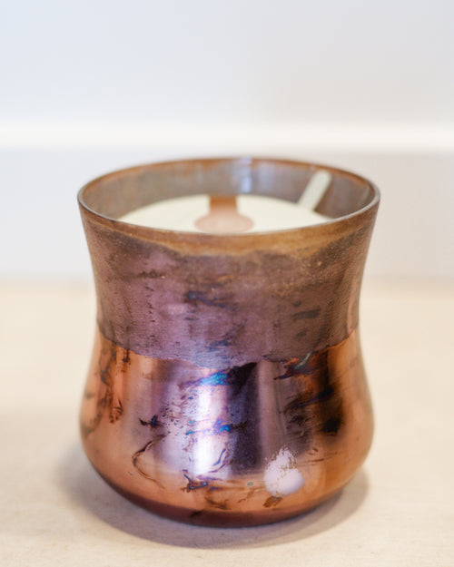 Cypress Copper Glass Candle *in-store only*